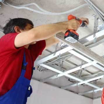 t-bar ceiling installation